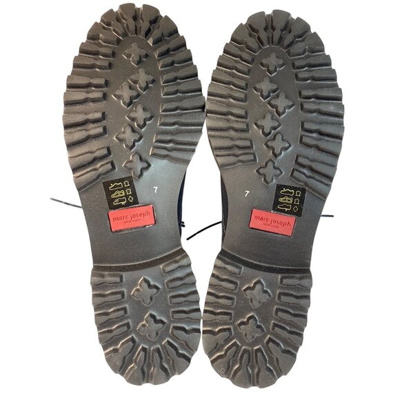 Marc Joseph New York Women's Spring Street  Leather Bootie Navy Mini 7 M - Picture 9 of 13